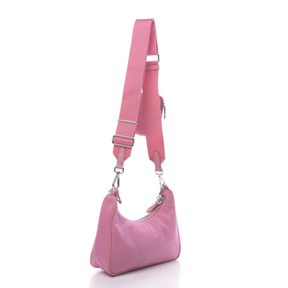 Prada Nylon Re-Edition 2005 Shoulder Bag Begonia 3 of 11