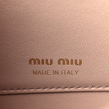 Miu Miu Nappa Matelasse Chain Crossbody Bag Cammeo 6 of 8