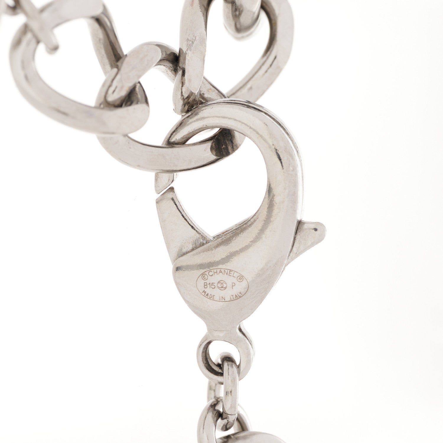 Chanel Chain ID CC Bracelet Silver 4 of 5