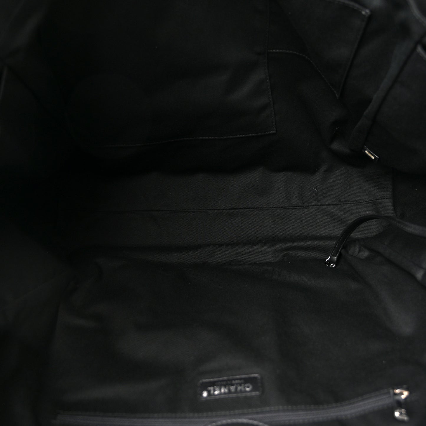 Shearling Extra Large Deauville Tote Black