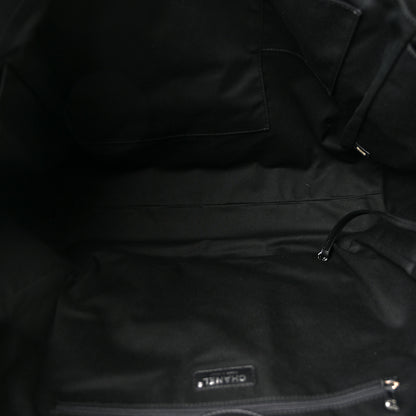 Chanel Shearling Extra Large Deauville Tote Black 5 of 10