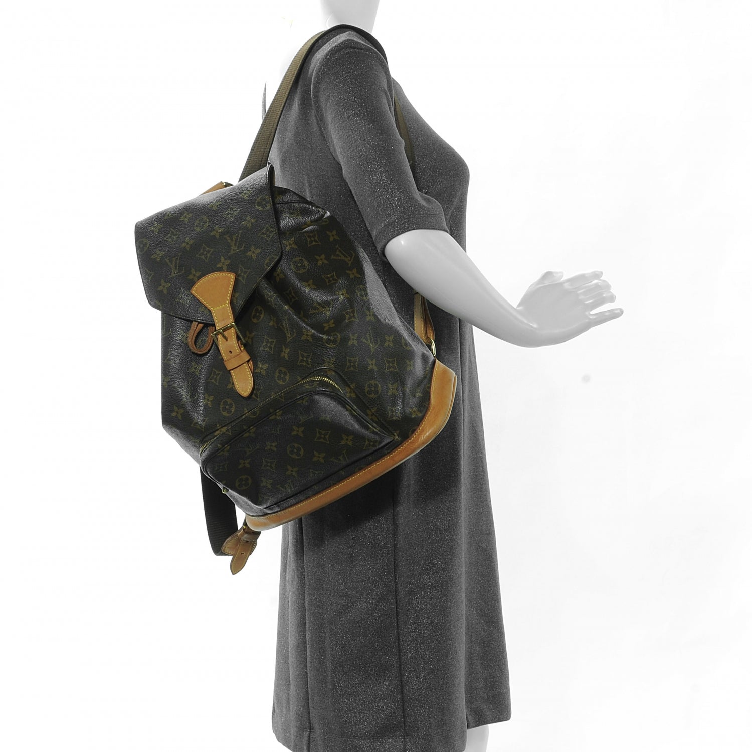 Louis Vuitton Monogram Montsouris GM Backpack 2 of 10