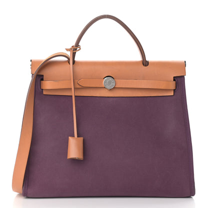Hermes Vache Hunter Toile Herbag Zip 31 PM Tosca 2 of 12