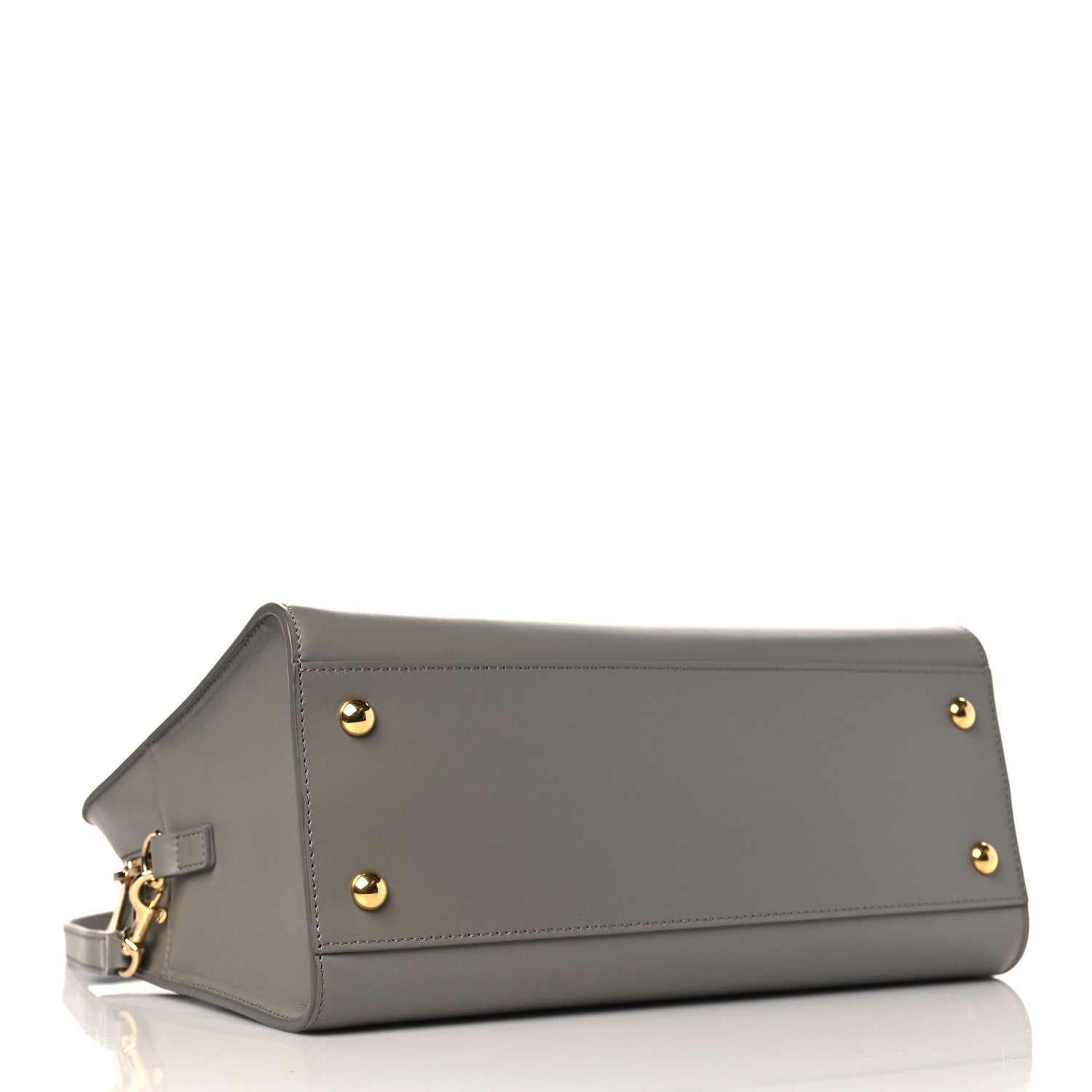 Saint Laurent Calfskin Small Monogram Cabas Fog 4 of 9