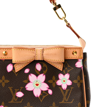 Louis Vuitton Monogram Cherry Blossom Pochette Accessories Brown 10 of 15