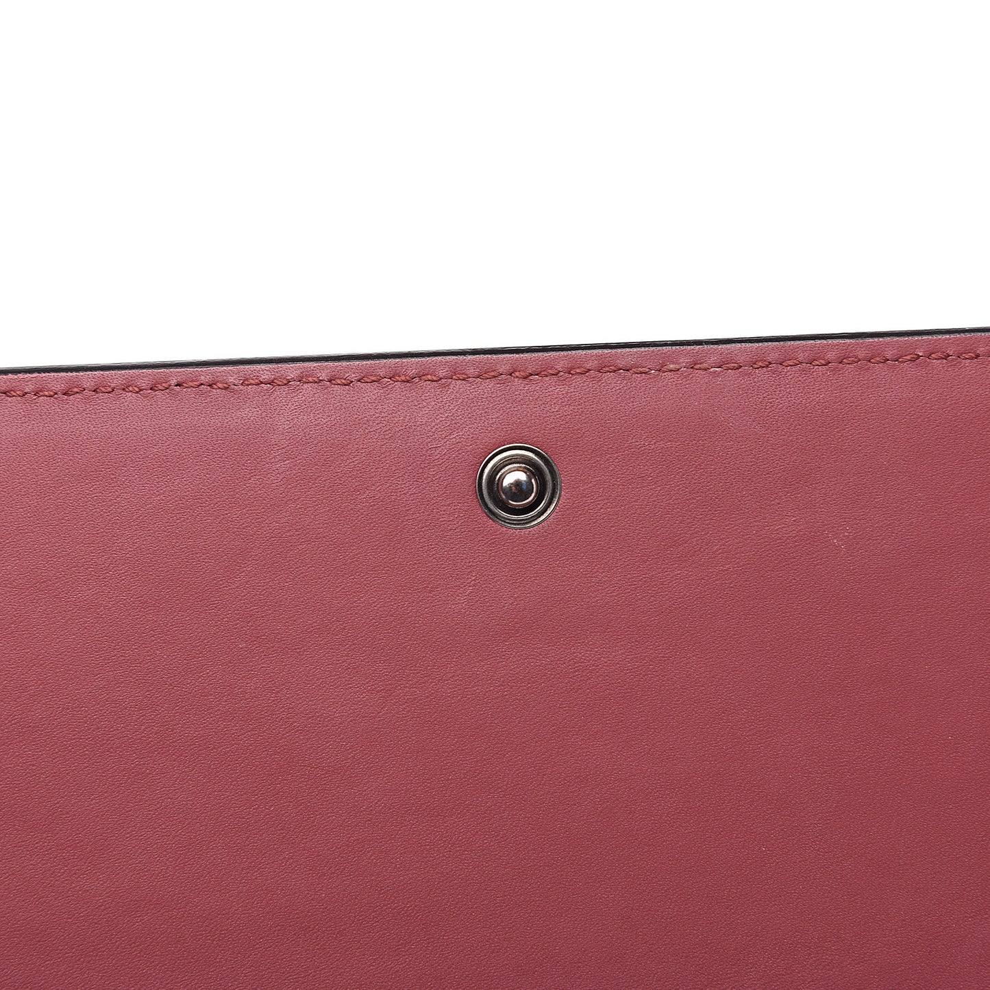 GG Supreme Monogram Blooms Chain Wallet Beige Multicolor Dry Rose
