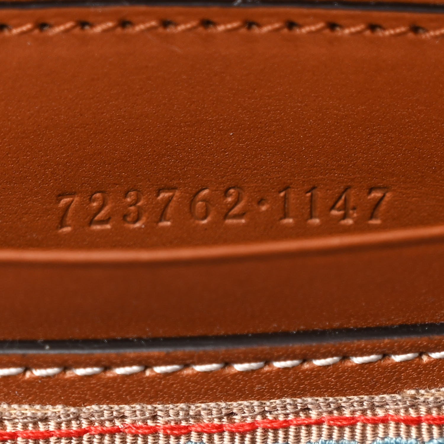 Gucci X DANS LE VERT GG Supreme Monogram Cuoio Web Mini Retro Interlocking G Top Handle Beige Rosso Ebony Harness Brown 7 of 10