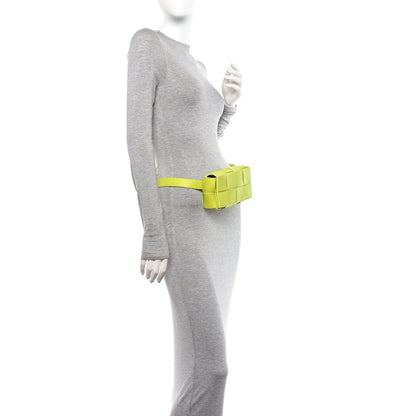 Bottega Veneta Nappa Intreccio Cassette Belt Bag Kiwi 2 of 9