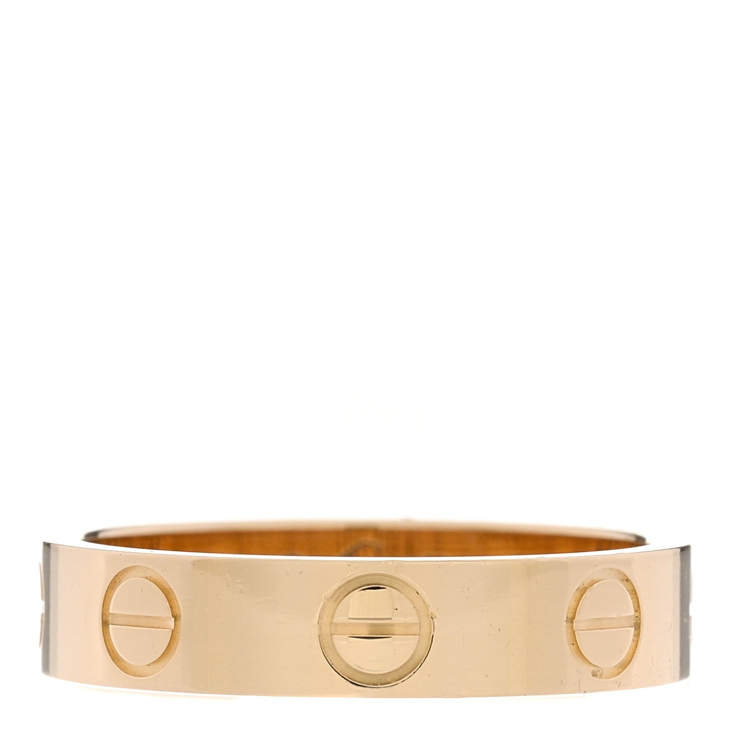 Cartier 18K Yellow Gold 3.5mm LOVE Wedding Band Ring 47 4 1 of 4