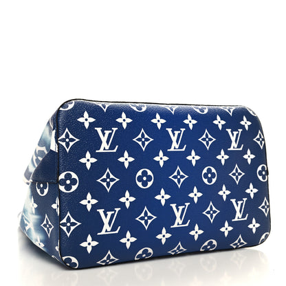 Louis Vuitton Monogram Escale Neonoe MM Blue 4 of 10