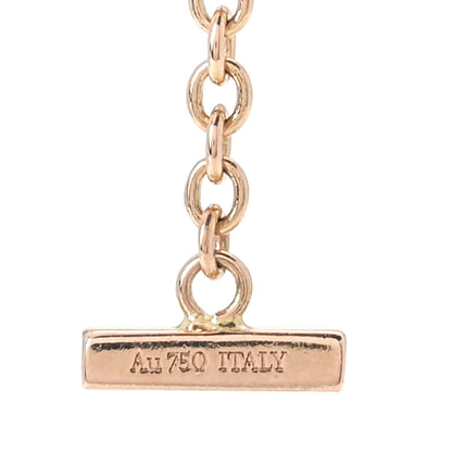 Tiffany 18K Rose Gold Diamond T Smile Bracelet 5 of 7