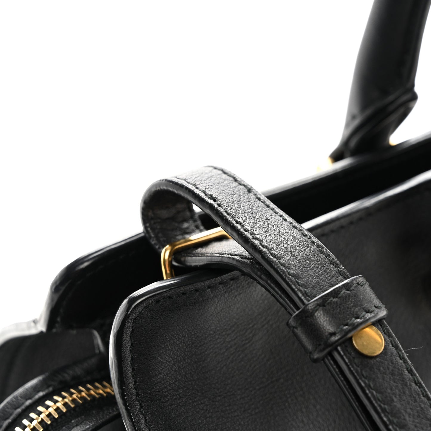 Calfskin Small Classic Y Cabas Black