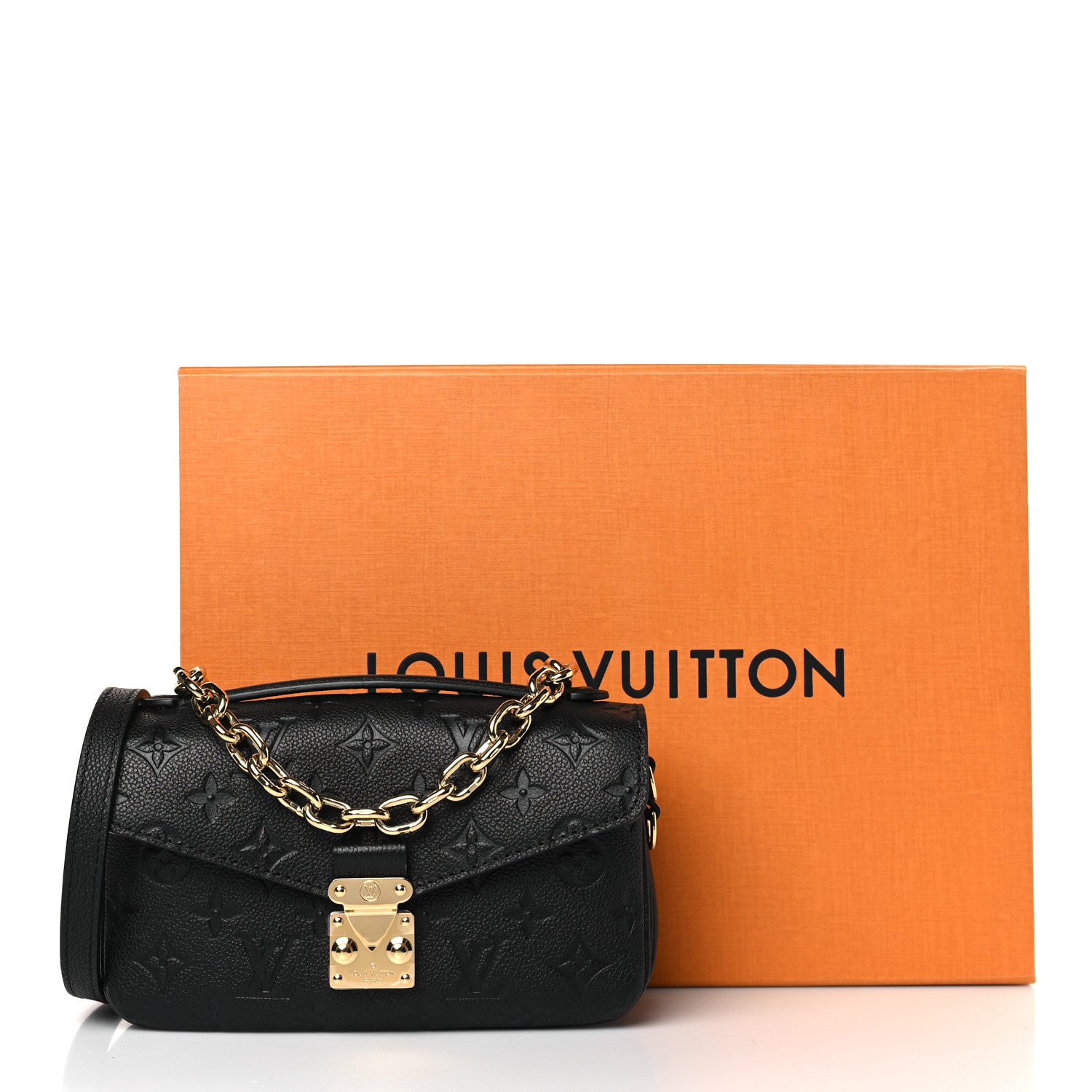 Louis Vuitton Empreinte Pochette Metis East West Black 9 of 9