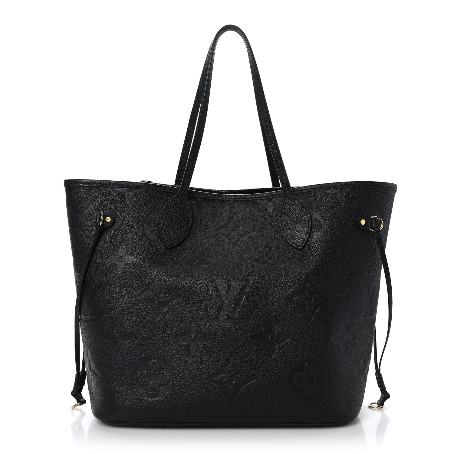 Louis Vuitton Empreinte Monogram Giant Neverfull MM Black 3 of 9