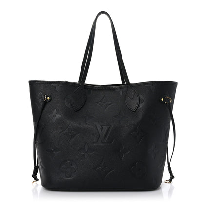 Louis Vuitton Empreinte Monogram Giant Neverfull MM Black 3 of 9