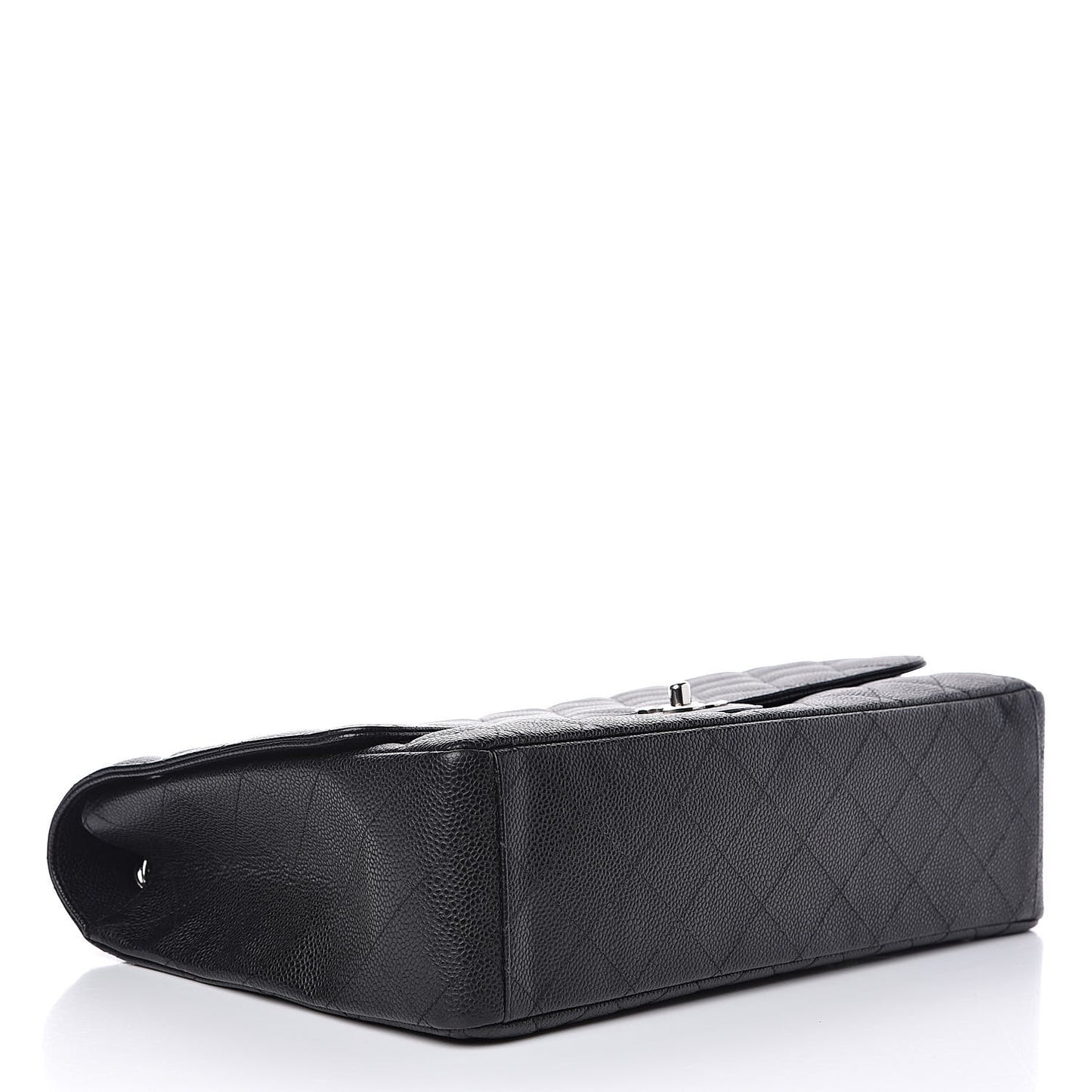 Caviar Quilted Maxi Single Flap Black