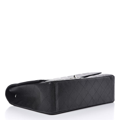 Chanel Caviar Quilted Maxi Single Flap Black 4 of 13