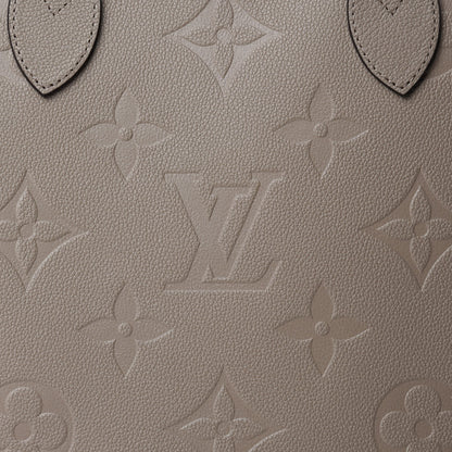 Louis Vuitton Empreinte Monogram Giant Neverfull MM Tourterelle 9 of 10