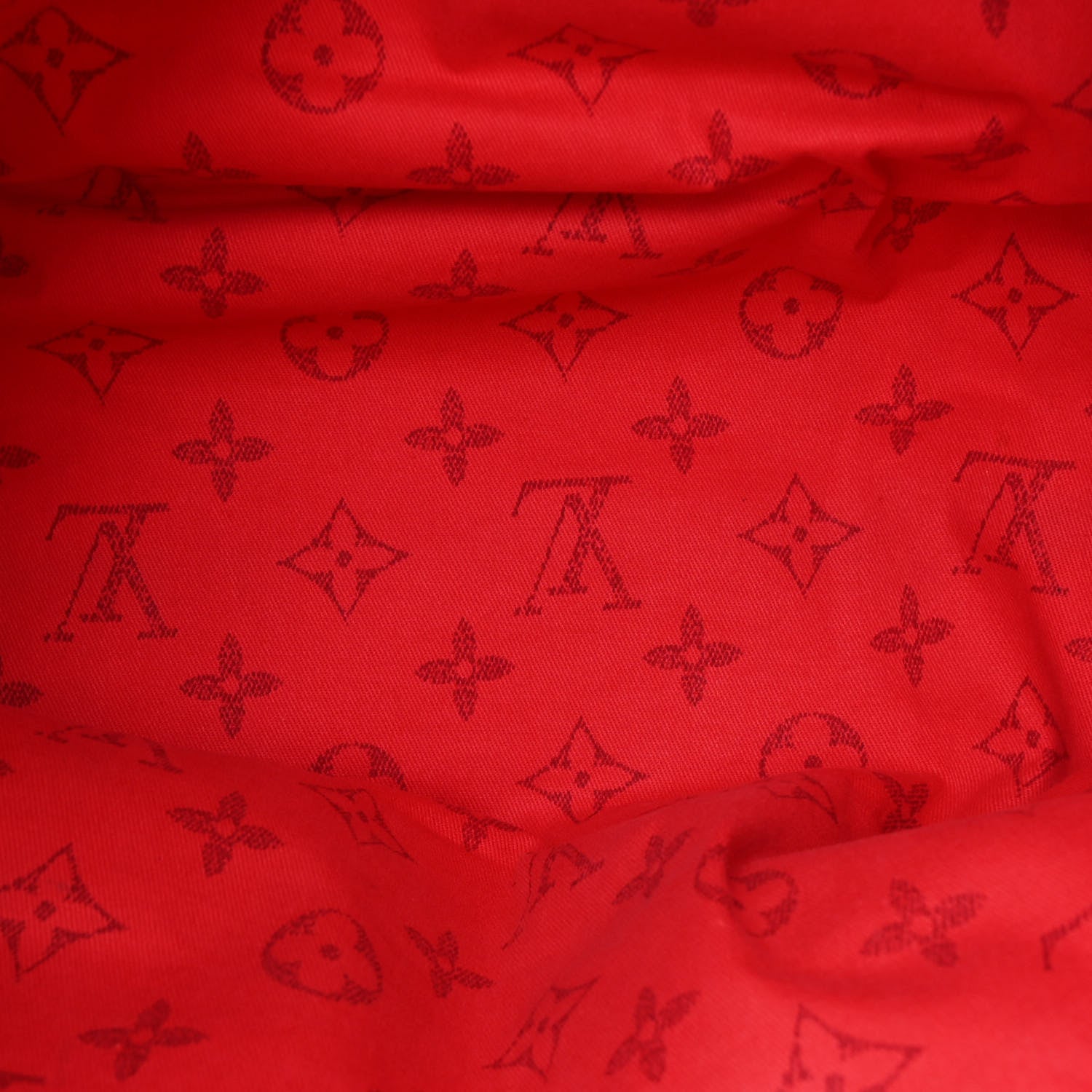 Louis Vuitton Denim Articles de Voyage Cabas Castillan Red 5 of 14