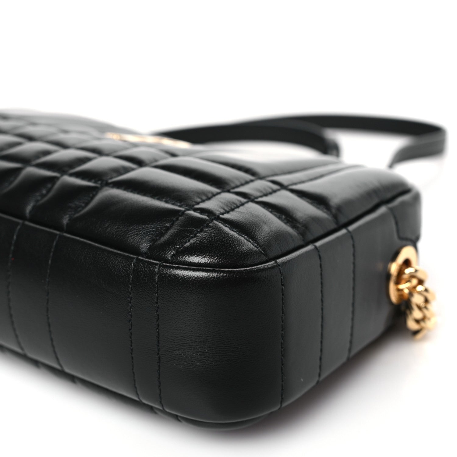 Burberry Calfskin Quilted Small Lola Camera Bag Black 8 of 8