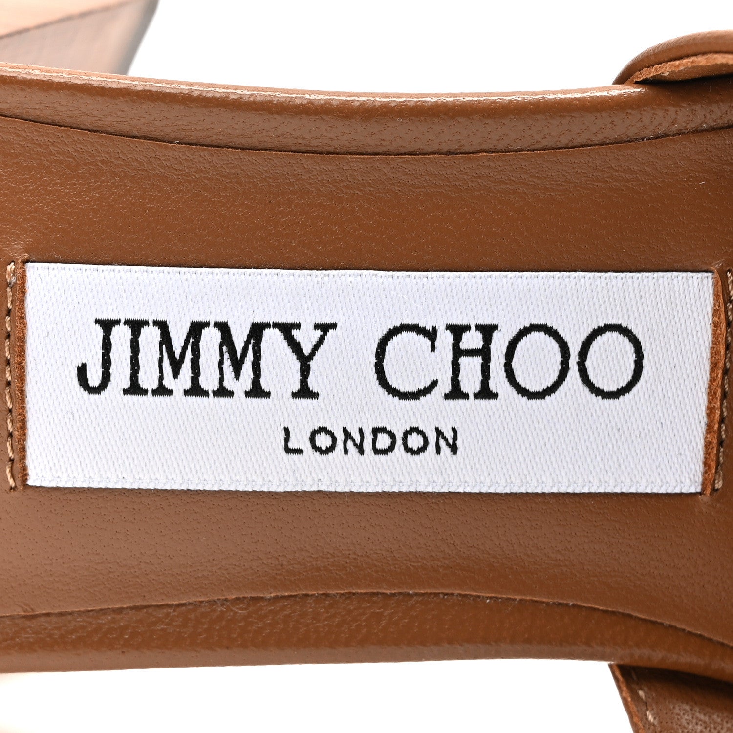 Jimmy Choo Nappa Ellison 48mm Sandals 36 Cuoio 8 of 8
