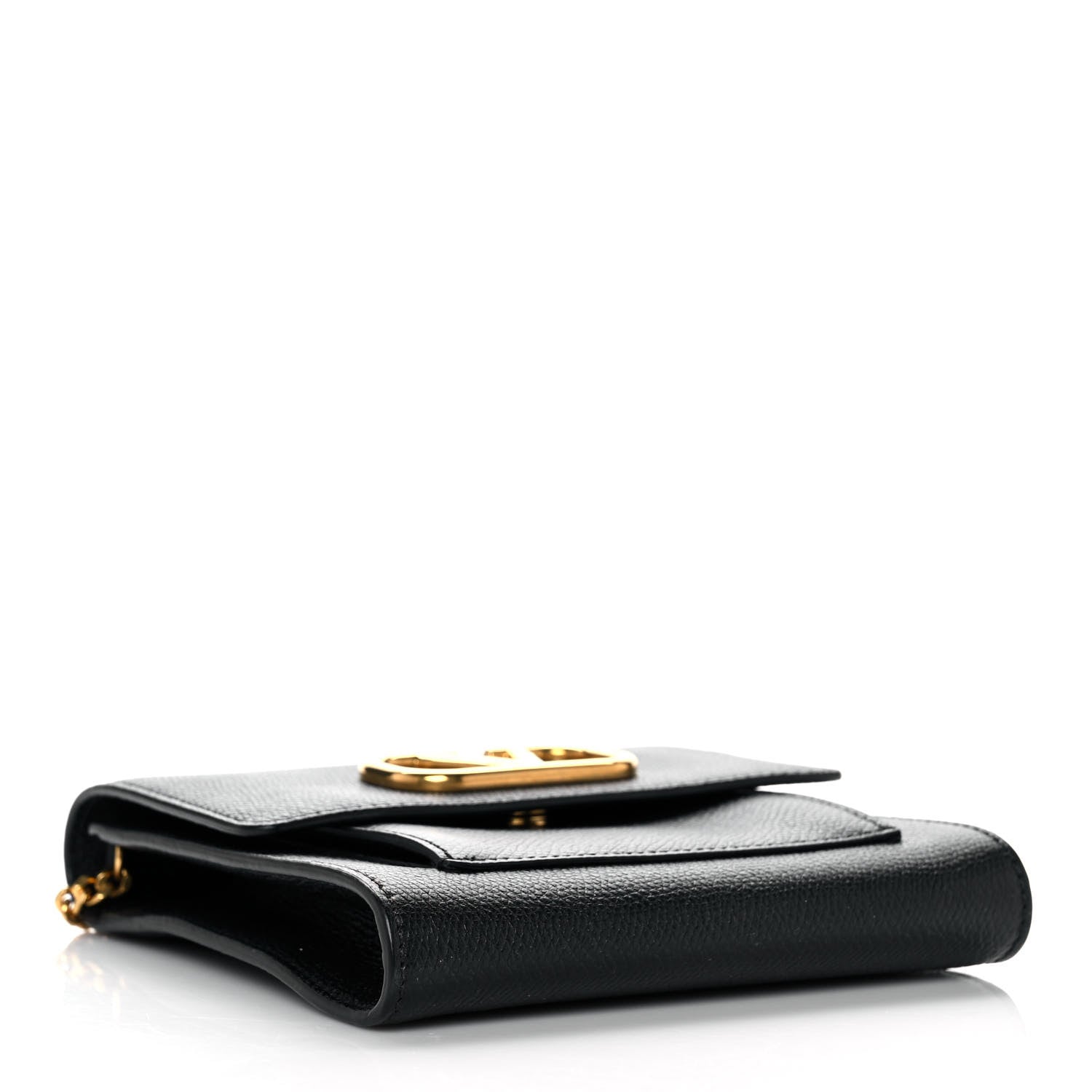 Valentino Garavani Calfskin VLogo Crossbody Bag Black 3 of 7
