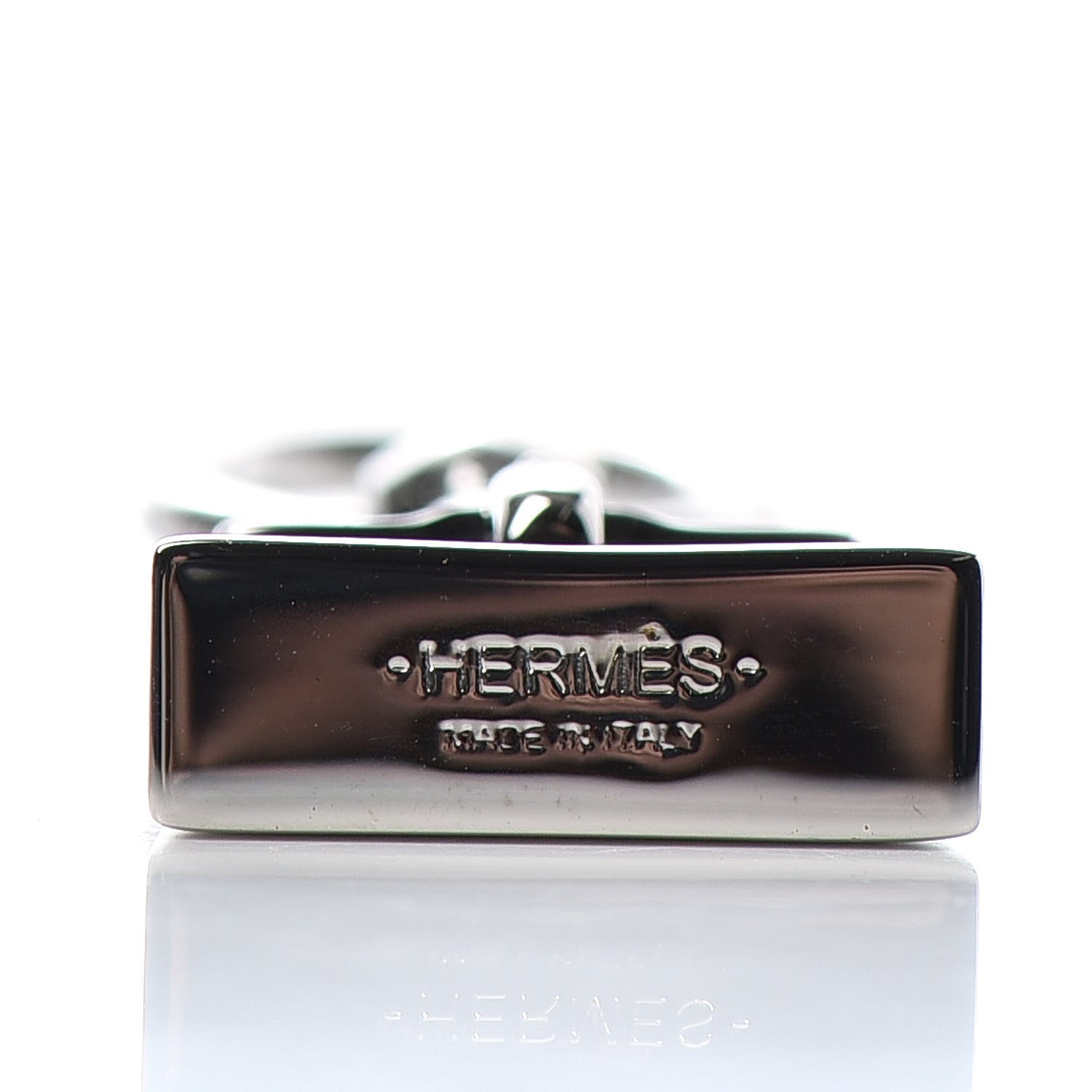 Hermes Palladium Mini Kelly Twilly Ring 3 of 3
