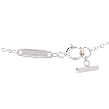 Tiffany 18K White Gold Ruby Large T Smile Pendant Necklace 4 of 5