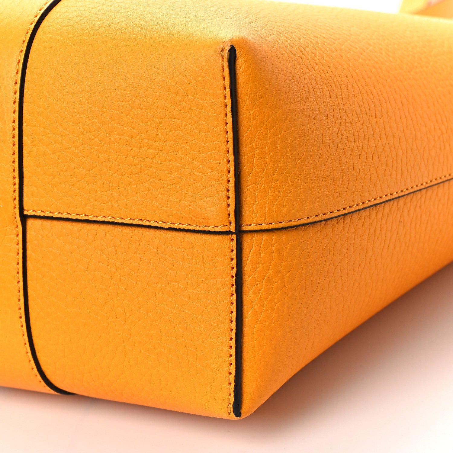 Mulberry Small Classic Grain Bayswater Tote Amber 7 of 9