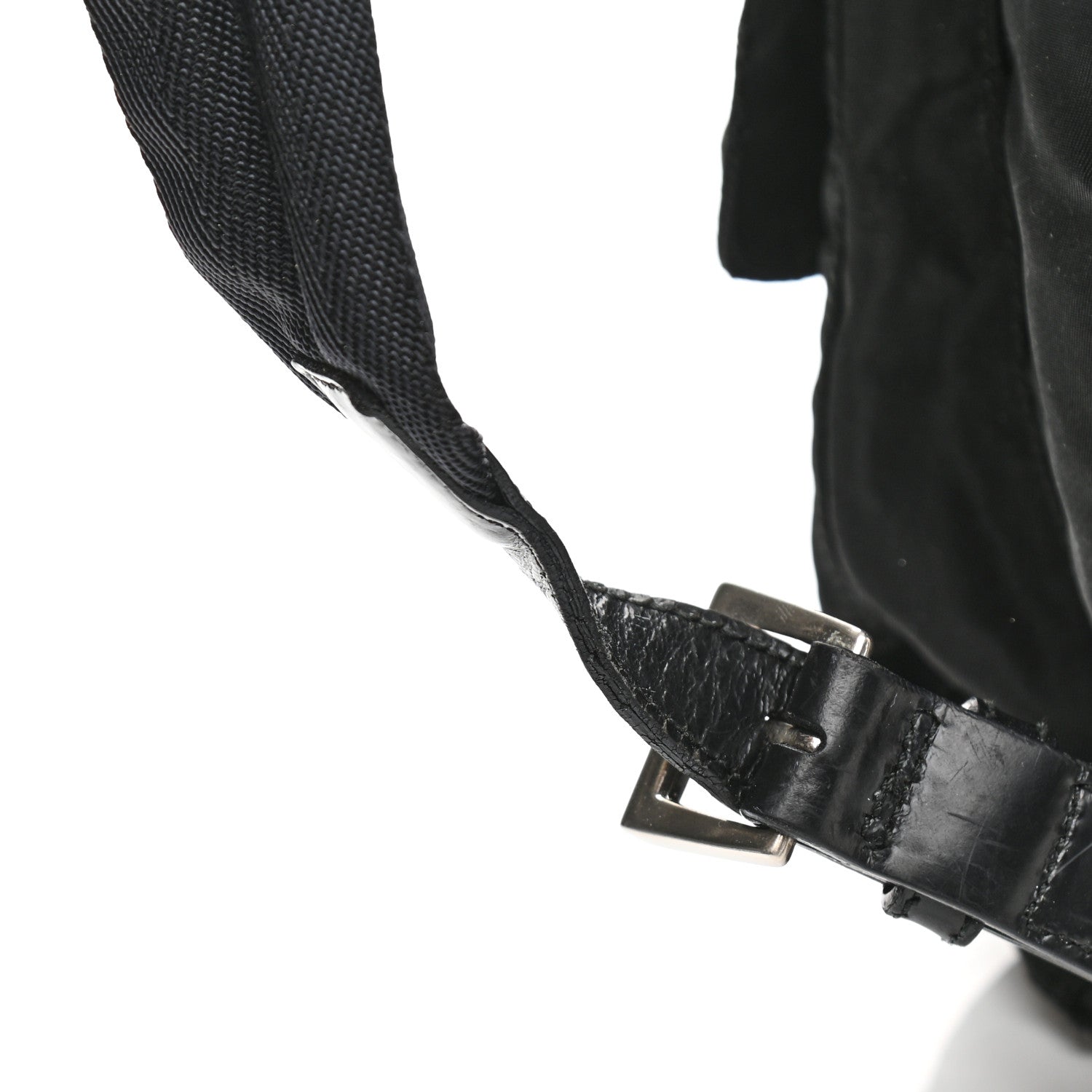 Prada Tessuto Nylon Saffiano Medium Backpack Black 20 of 20