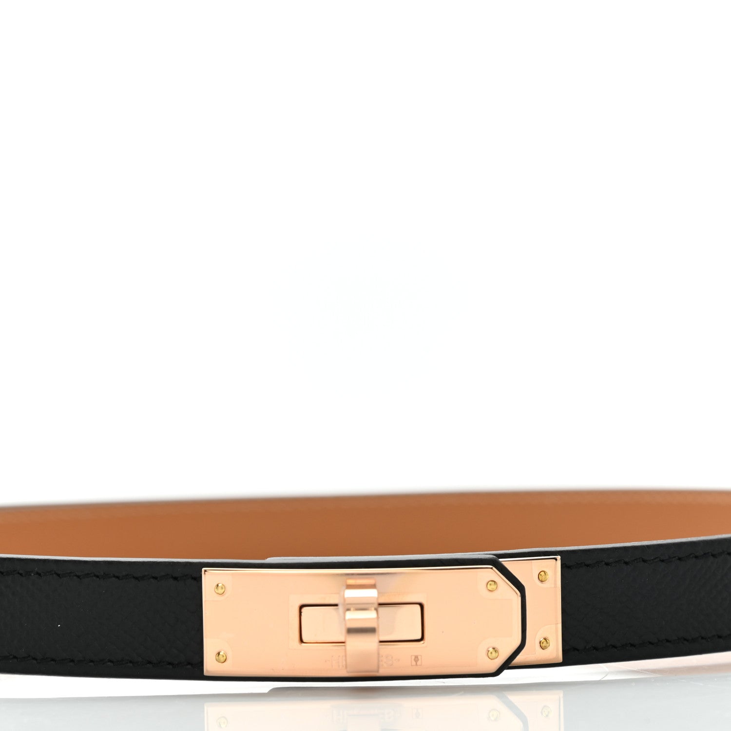 Hermes Epsom Kelly Belt Black 4 of 5