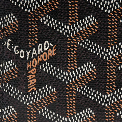 Goyard Goyardine Matignon Zip Around GM Wallet Black 3 of 9
