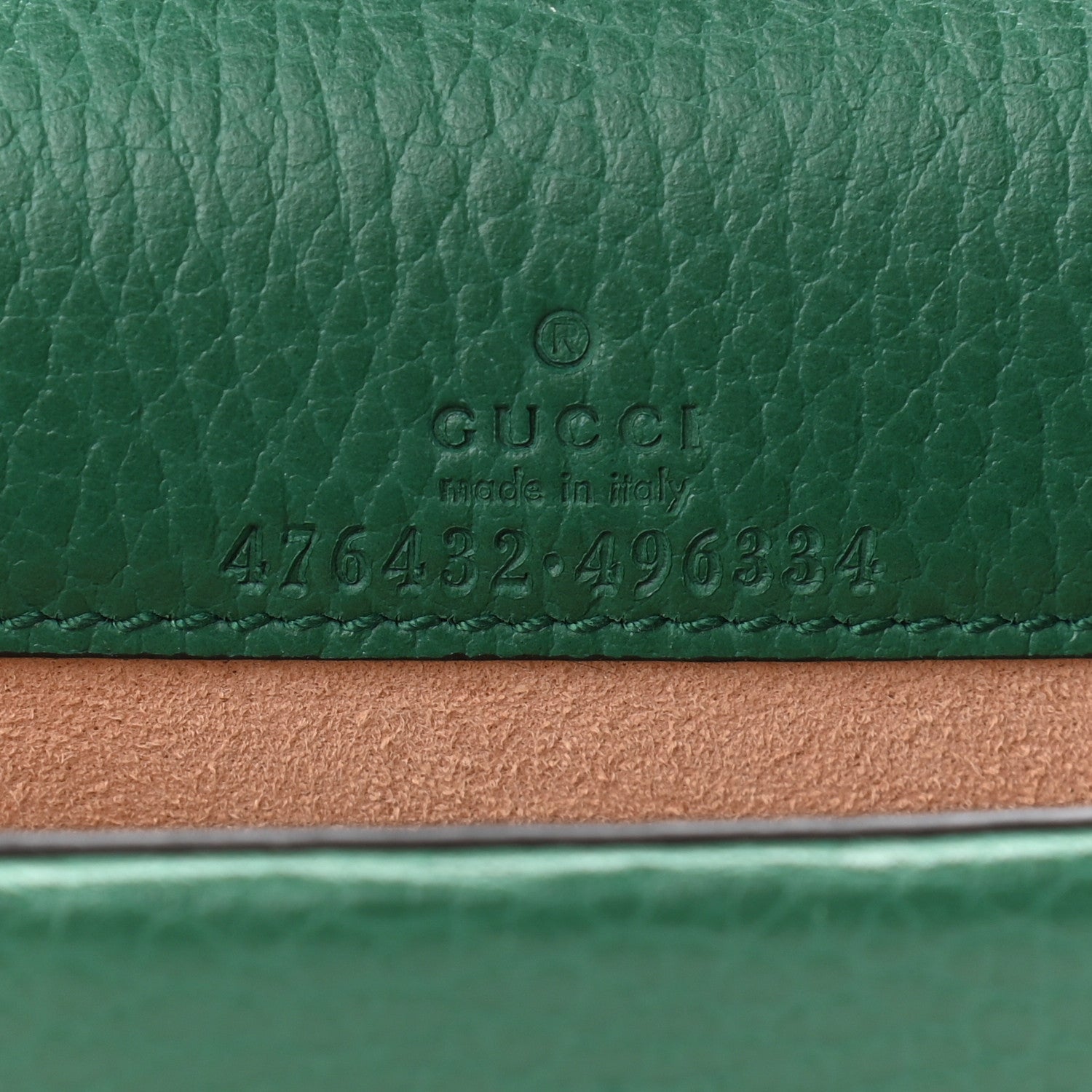Gucci Calfskin Super Mini Dionysus Shoulder Bag Emerald 6 of 9