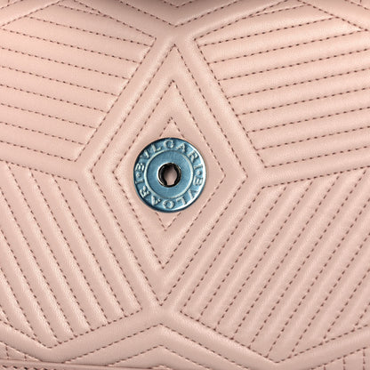 Bulgari Nappa Quilted Calfskin Serpenti Forever Diamond Blast Shoulder Bag Crystal Rose 11 of 12