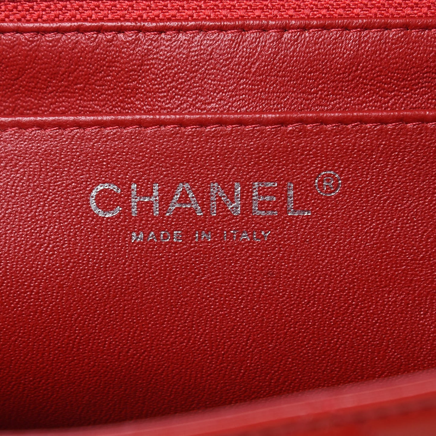 Lambskin Quilted Jumbo Single Flap Red