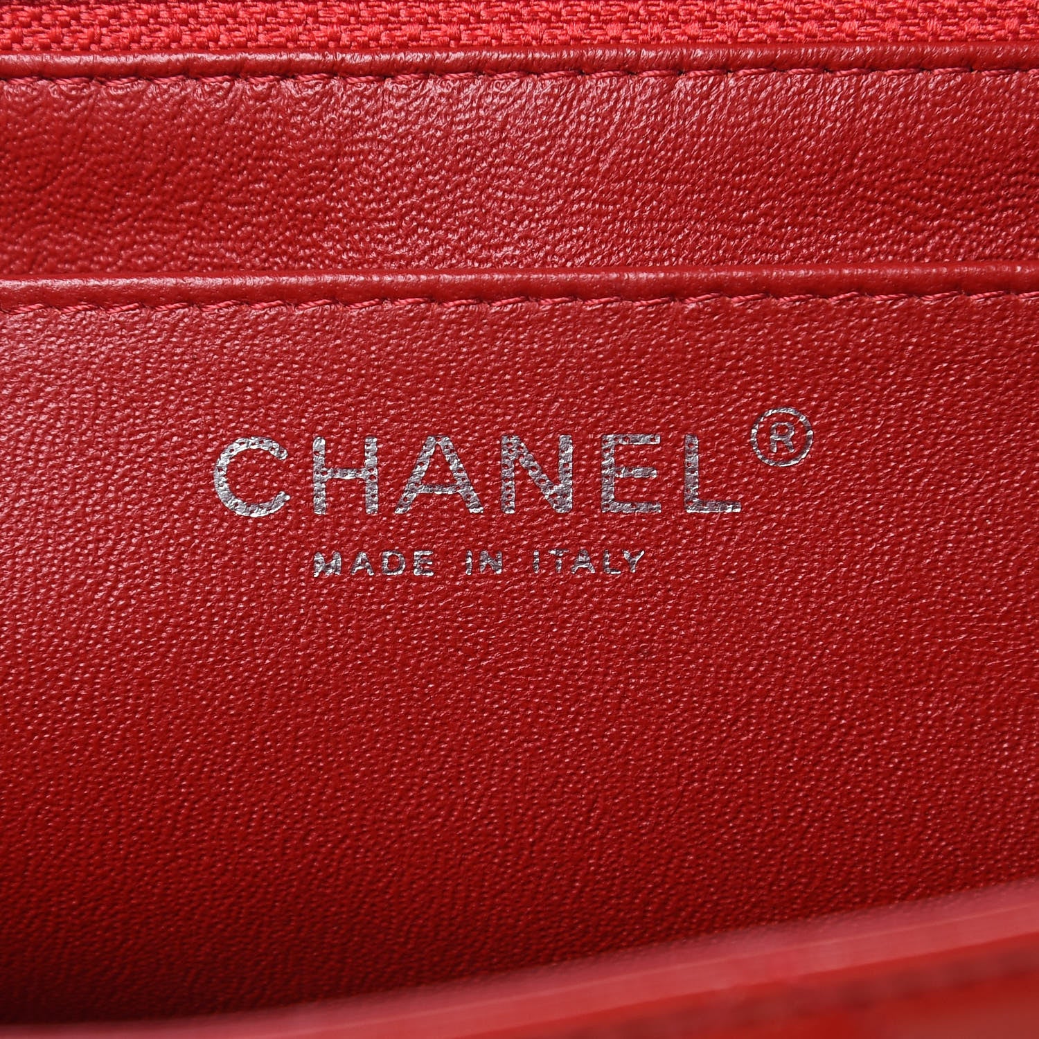 Chanel Lambskin Quilted Jumbo Single Flap Red 8 of 18