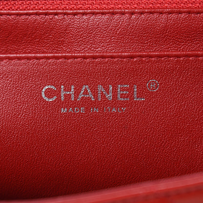Chanel Lambskin Quilted Jumbo Single Flap Red 8 of 18
