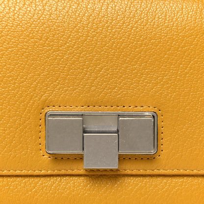 Bottega Veneta Grained Calfskin Geometric Belt Bag Mustard Yellow 11 of 11