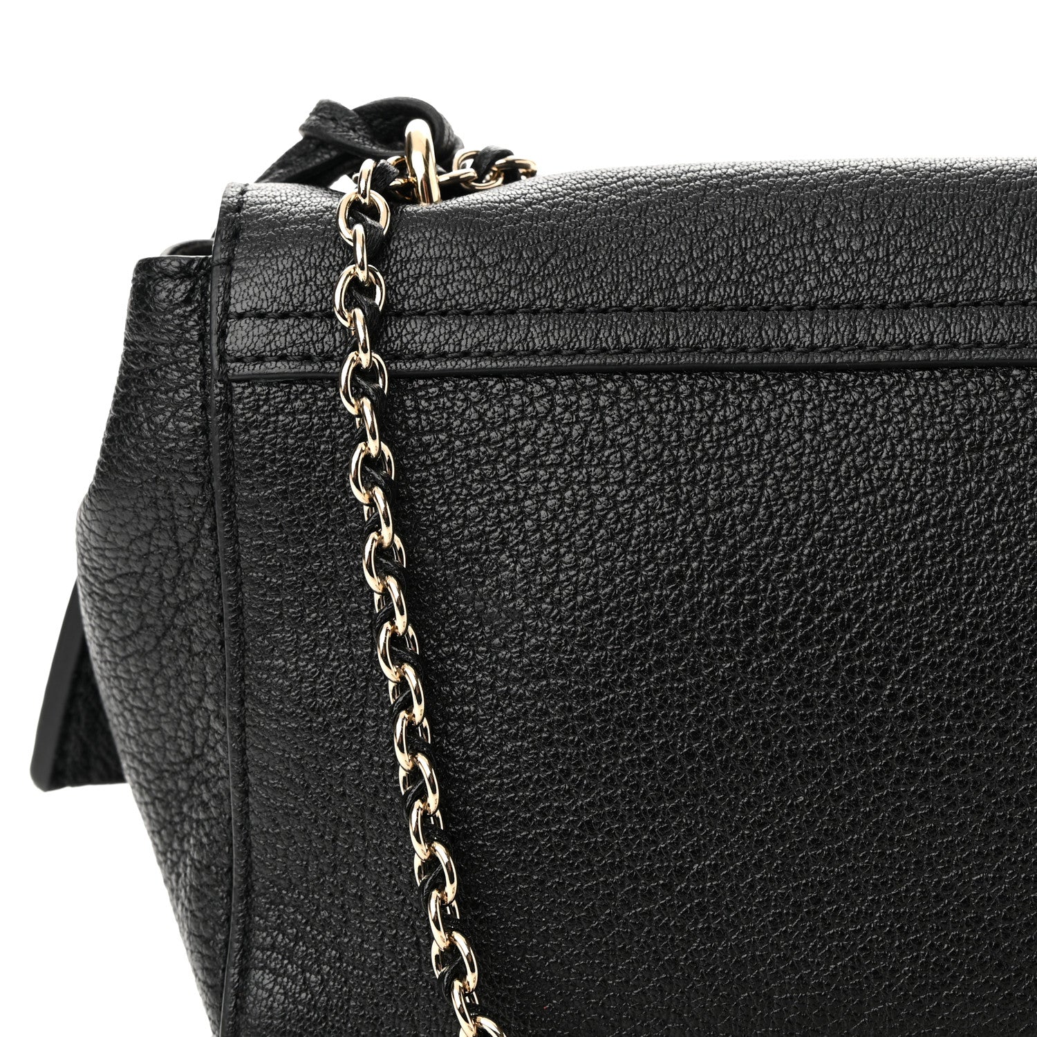 Mulberry Glossy Goatskin Small Lily Flap Black 10 of 10