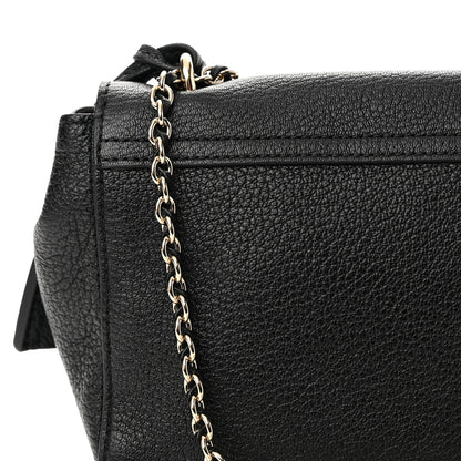 Mulberry Glossy Goatskin Small Lily Flap Black 10 of 10