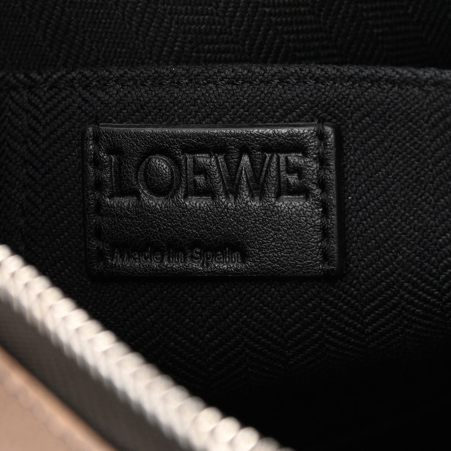 Calfskin Goya Backpack Black Beige