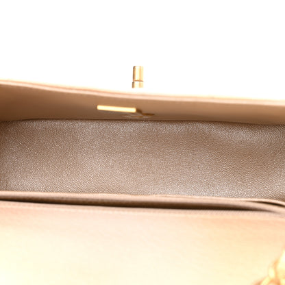 Chanel Metallic Goatskin Quilted Mini Rectangular Flap Gold 5 of 10