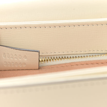 Gucci Azalea Calfskin Horsebit 1955 Shoulder Bag Mystic White 9 of 11