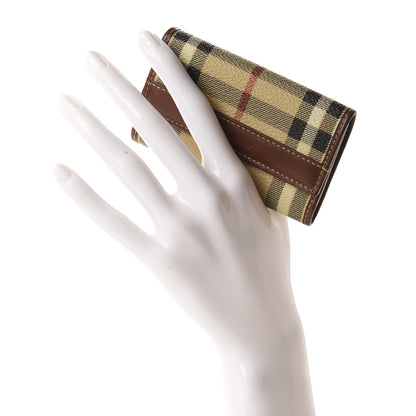 Burberry House Check 6 Key Holder Case Brown 2 of 9