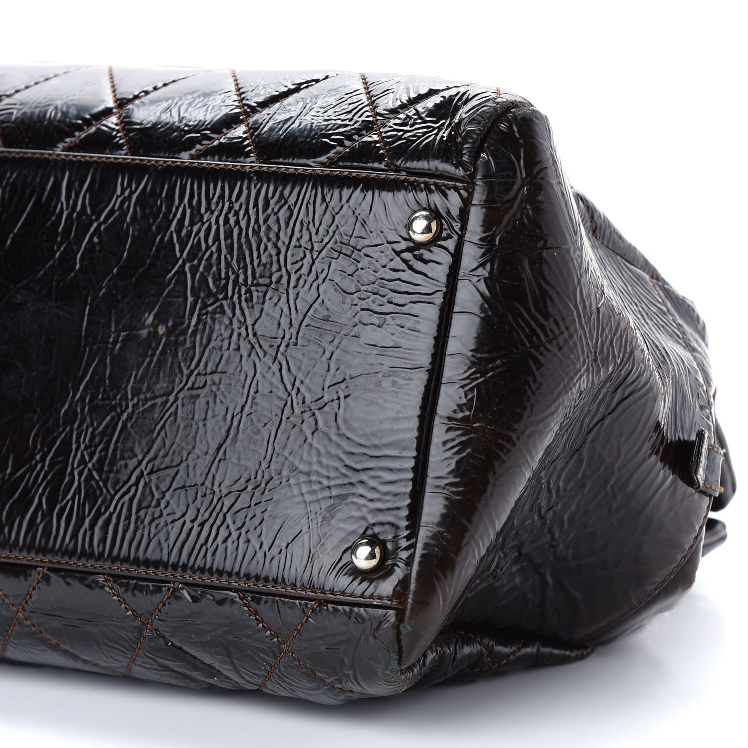 Chanel Patent Quilted Petit Timeless Shopping Tote PTT 9 of 13