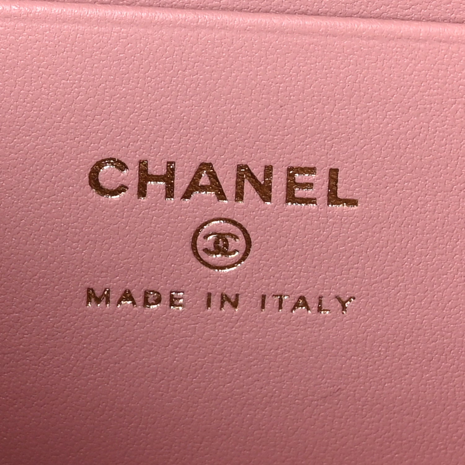 Chanel Calfskin Crocodile Embossed Crococo Top Handle Slim Vanity Case With Chain Light Pink 7 of 11