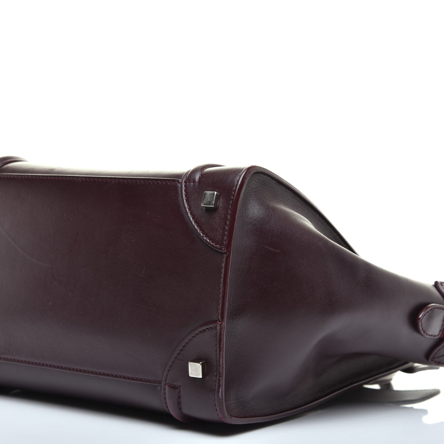 Smooth Calfskin Mini Luggage Burgundy