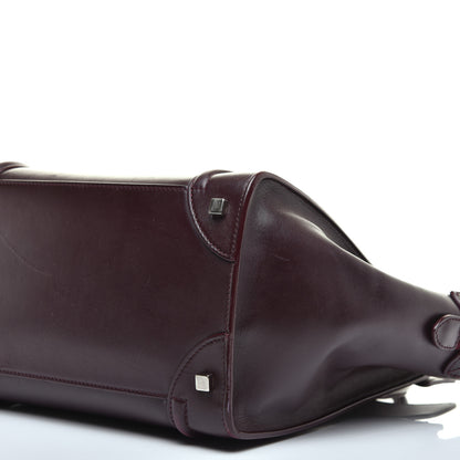 Celine Smooth Calfskin Mini Luggage Burgundy 8 of 8