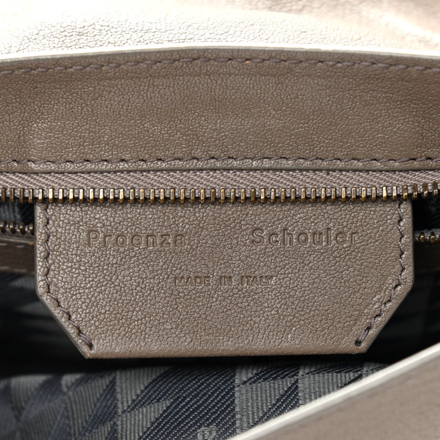 Lambskin PS1 Mini Pouch Messenger Smoke