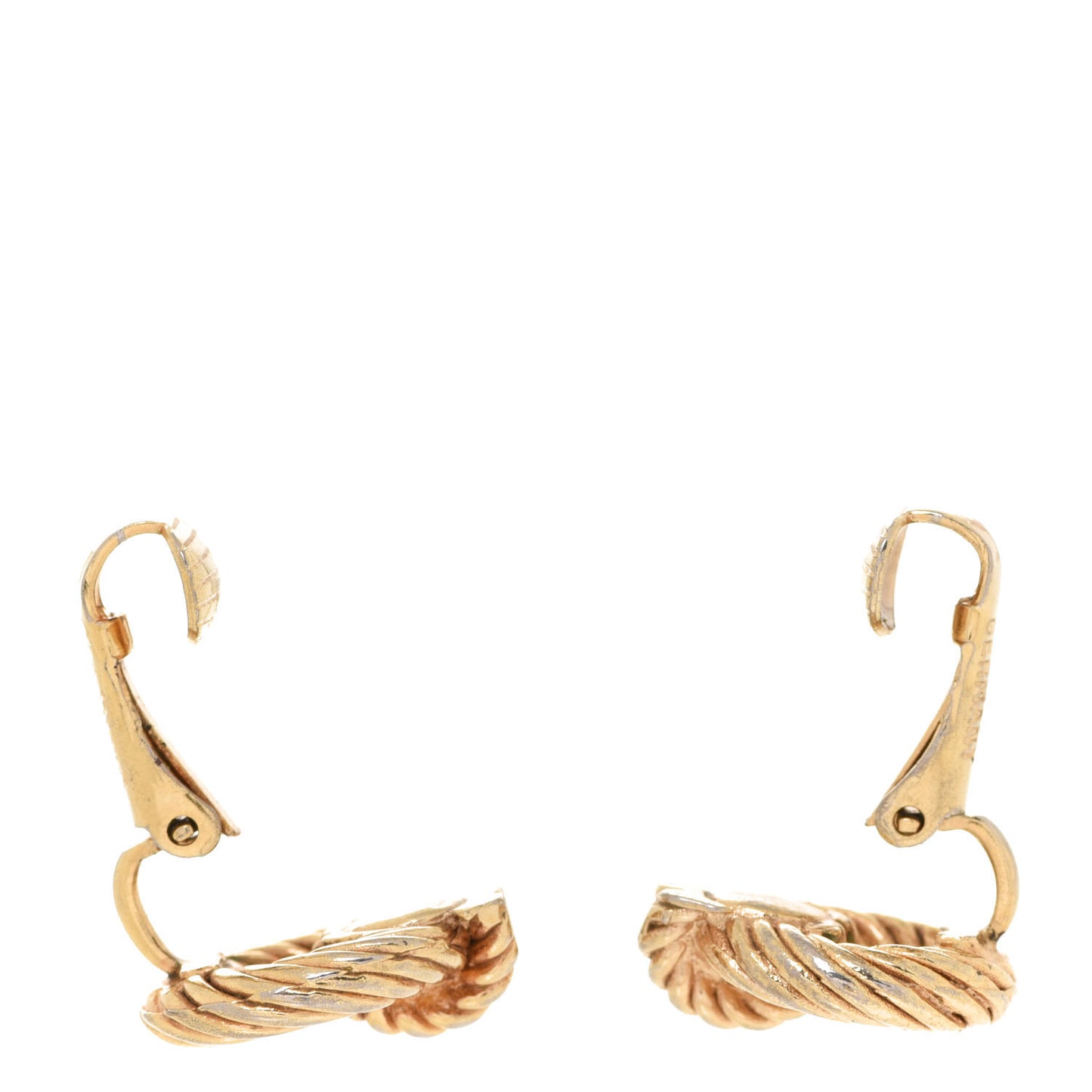 Knot Clip On Earrings Gold